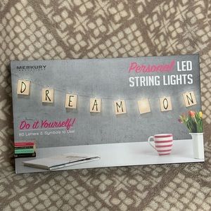 LED string light letter set!